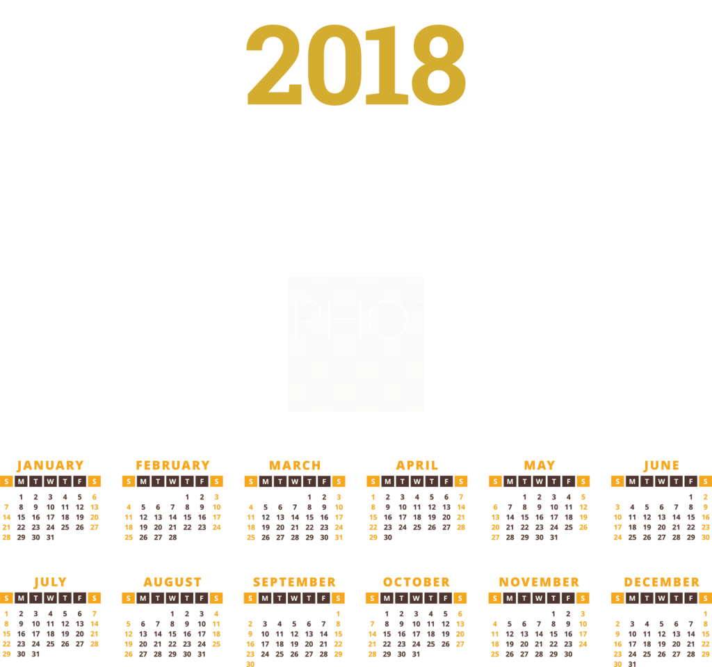 2018 Ramadan Calendar Png - 2018 Calendar Vector Png Clipart (1024x959), Png Download