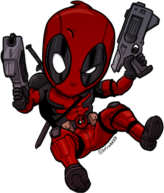 #deadpool #fan #art - Deadpool Bebe Png Clipart (816x979), Png Download