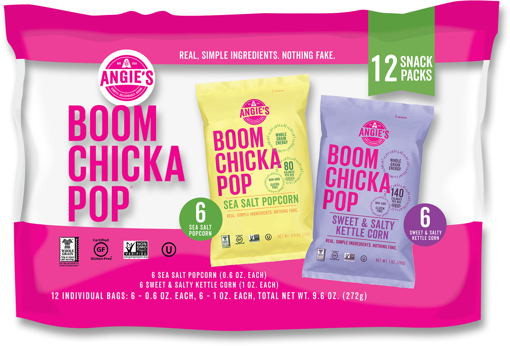 Snack Size Boom Chicka Pop Clipart (1772x1200), Png Download