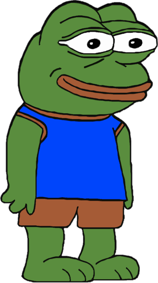 Happy Pepe [full-art] , - Frog Pepe Sad Clipart (509x911), Png Download