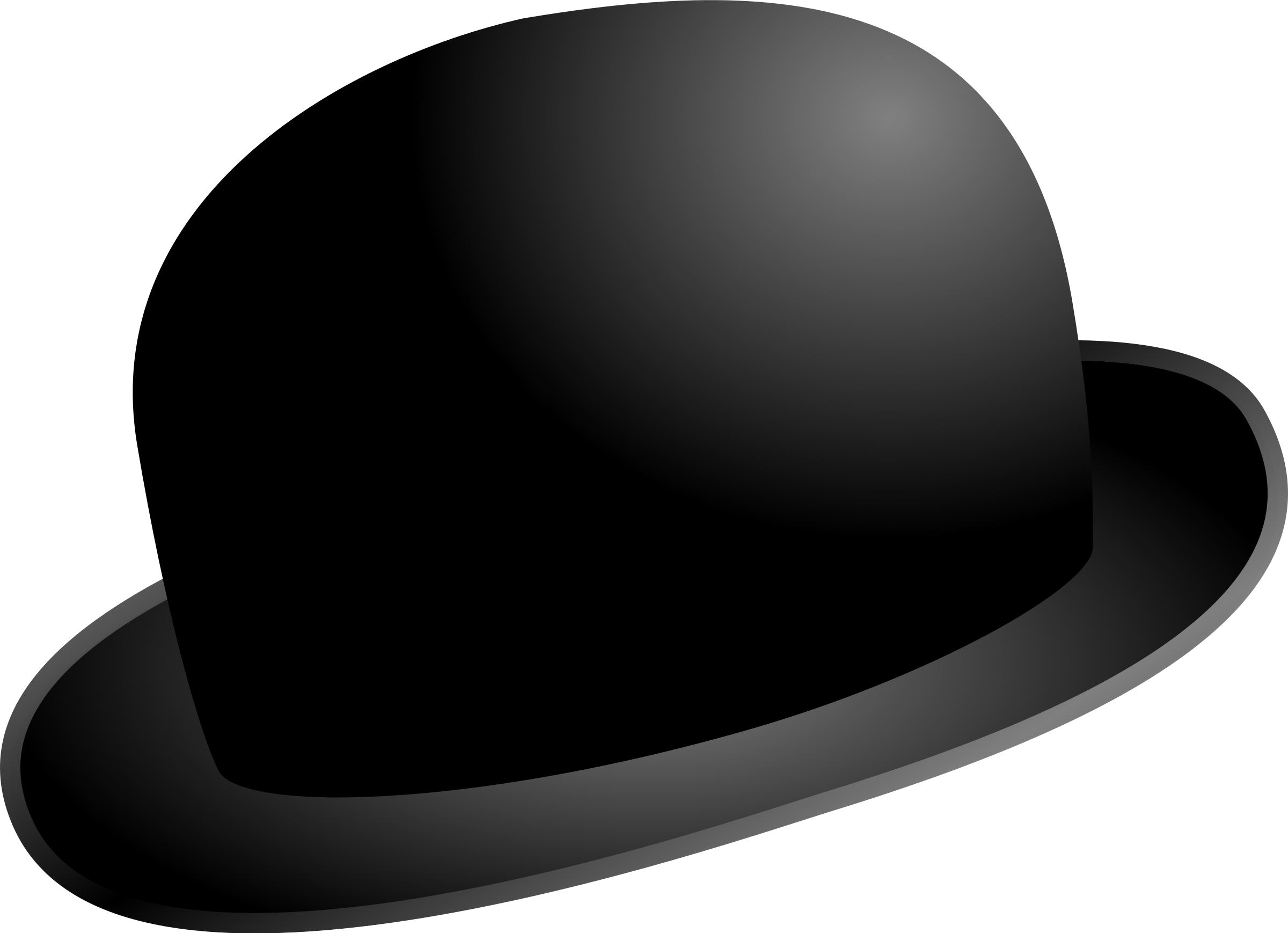 Charlie Chaplin Hat Clip Art - Png Download (2400x1738), Png Download