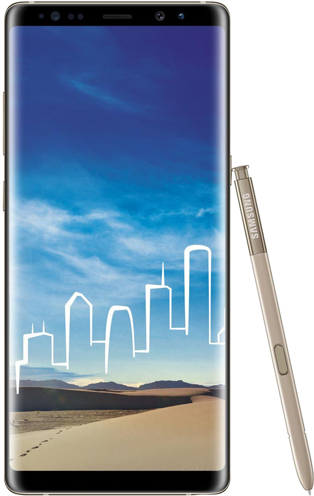Samsung Galaxy Png - Samsung Mobile Note 8 Clipart (687x1300), Png Download