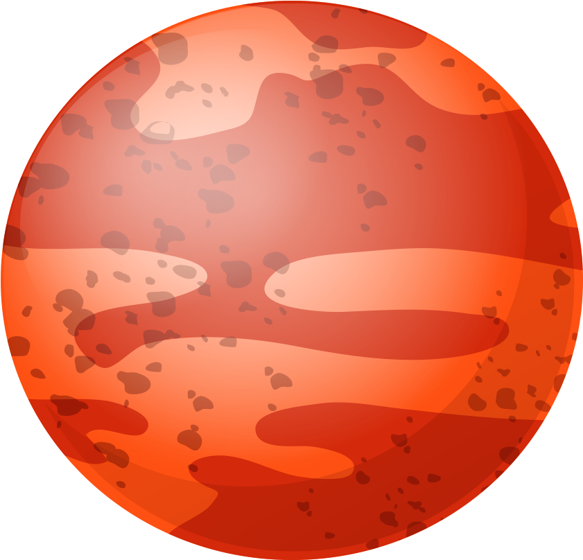 Mars Clipart Transparent Background - Png Download (1000x1000), Png Download