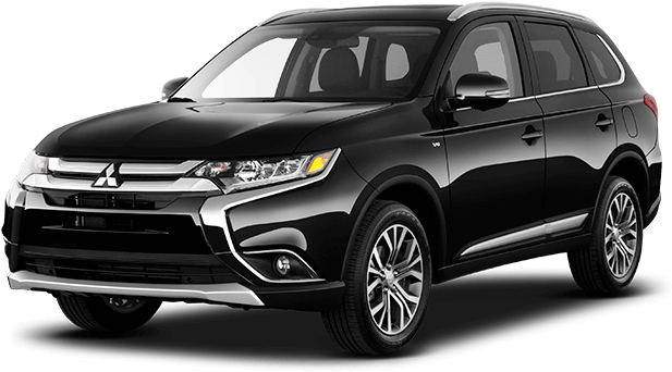 Labrador Black Metallic 2018 Mitsubishi Outlander Exterior - Black 2018 Mitsubishi Outlander Clipart (940x460), Png Download