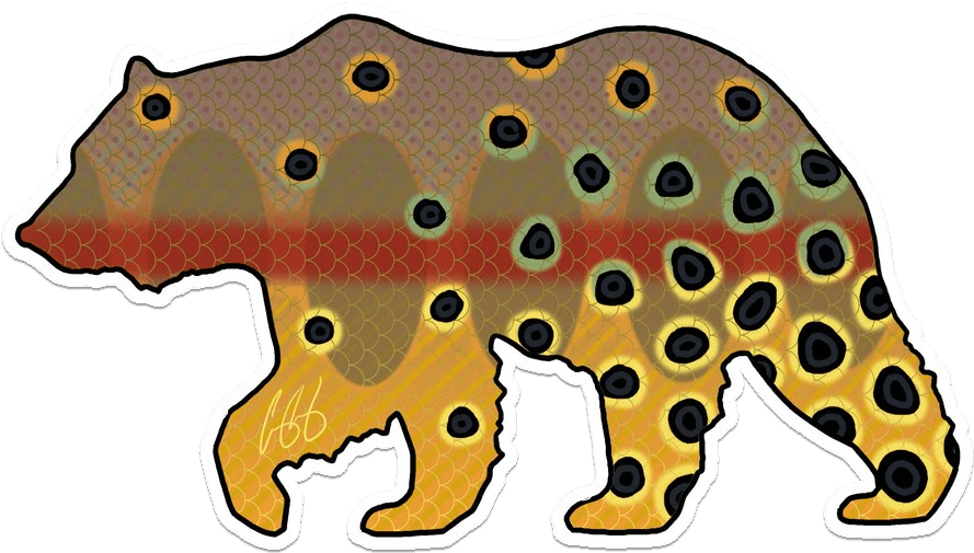 California Bear Png - Grizzly Bear Clipart (1000x1000), Png Download