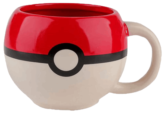 Pokeball Moulded Mug - Taza De Pokemon Clipart (600x600), Png Download