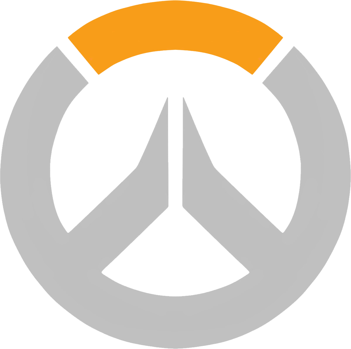 Overwatch Logo Black And White , Png Download - All Black Overwatch Logo Clipart (1199x1189), Png Download