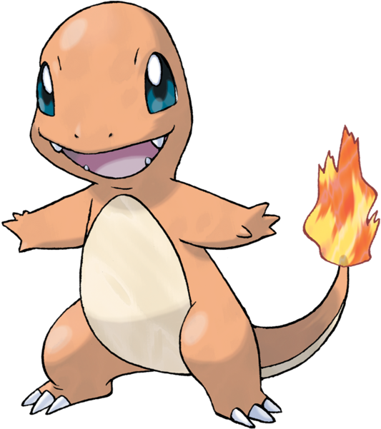Pokemon Charmander Evolution Clipart (600x600), Png Download