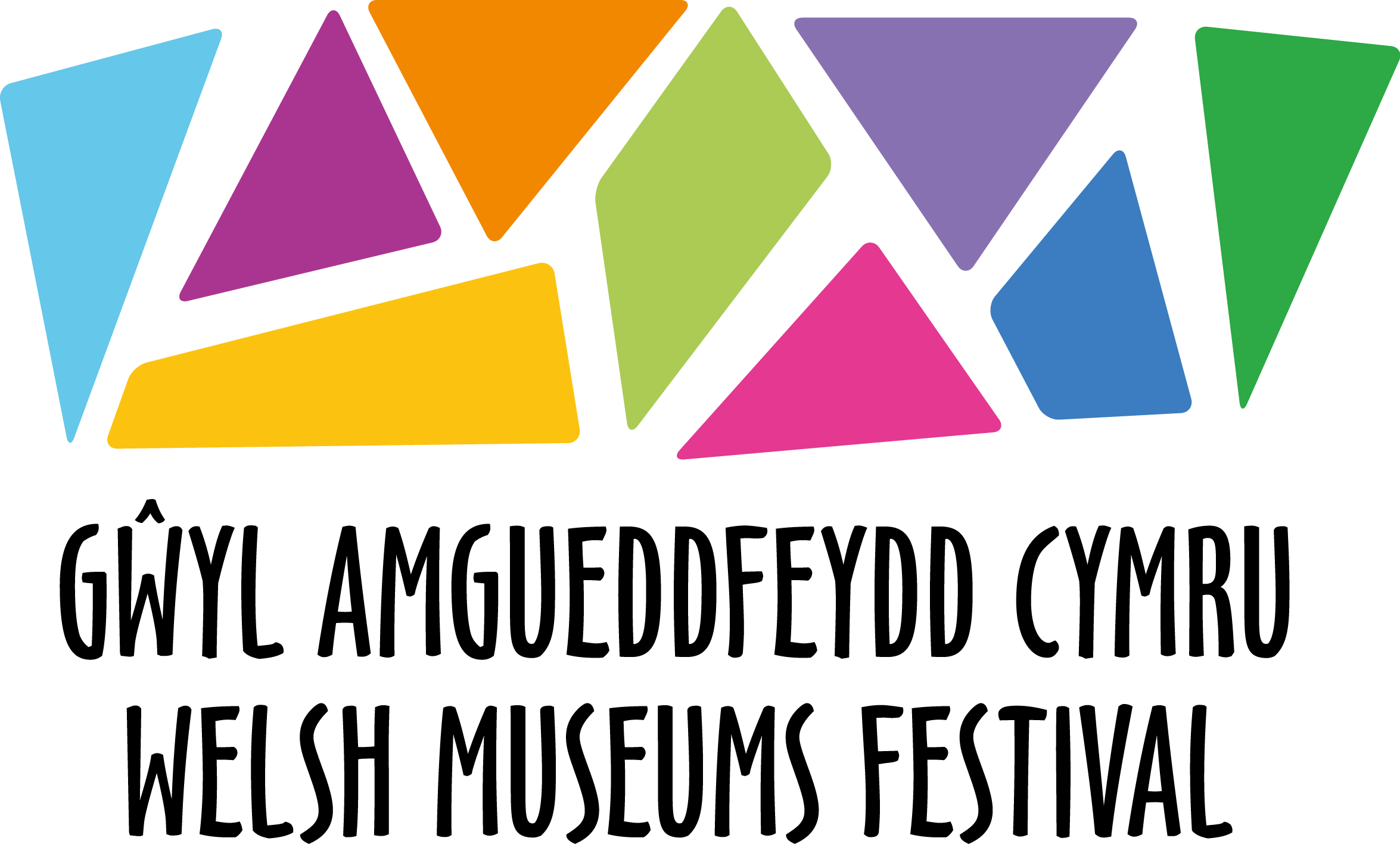 Welsh Museums Federation Logo Jpg - Triangle Clipart (2350x1417), Png Download