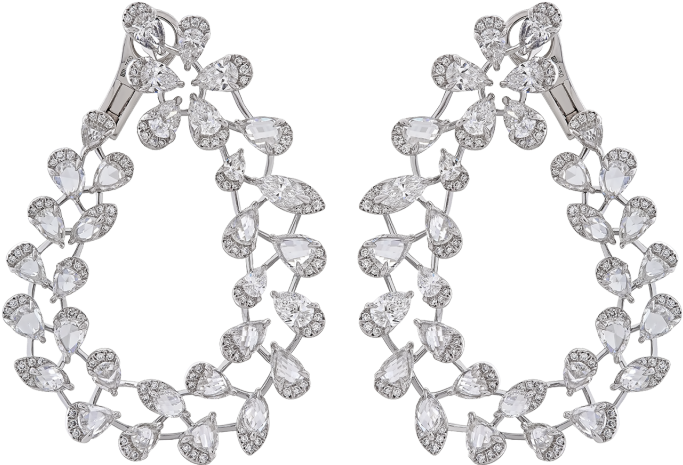 Diamond Earrings By Nirav Modi - Nirav Modi Diamond Sets Transparent Clipart (800x800), Png Download