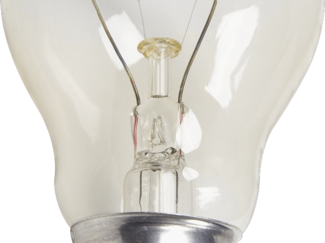 Light Bulb Png Transparent Images - Lâmpada Incandescente Png Clipart (640x480), Png Download