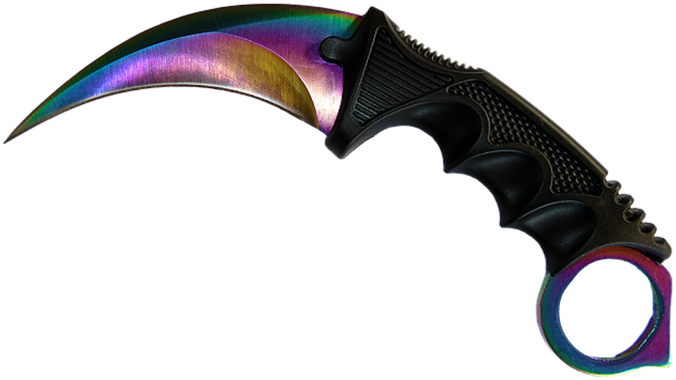 Karambit Knife Clipart (1000x560), Png Download