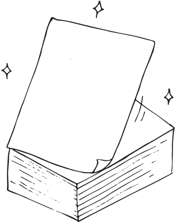 Cotton-papers - Line Art Clipart (960x580), Png Download