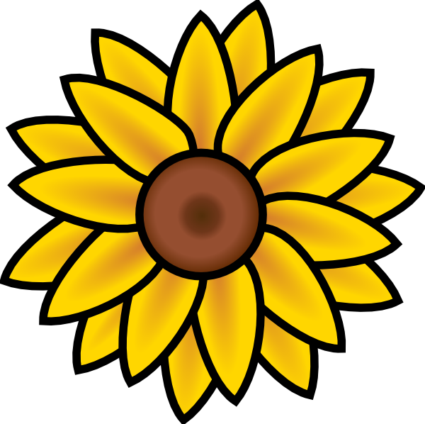 Sunflower Png Clipart (600x598), Png Download