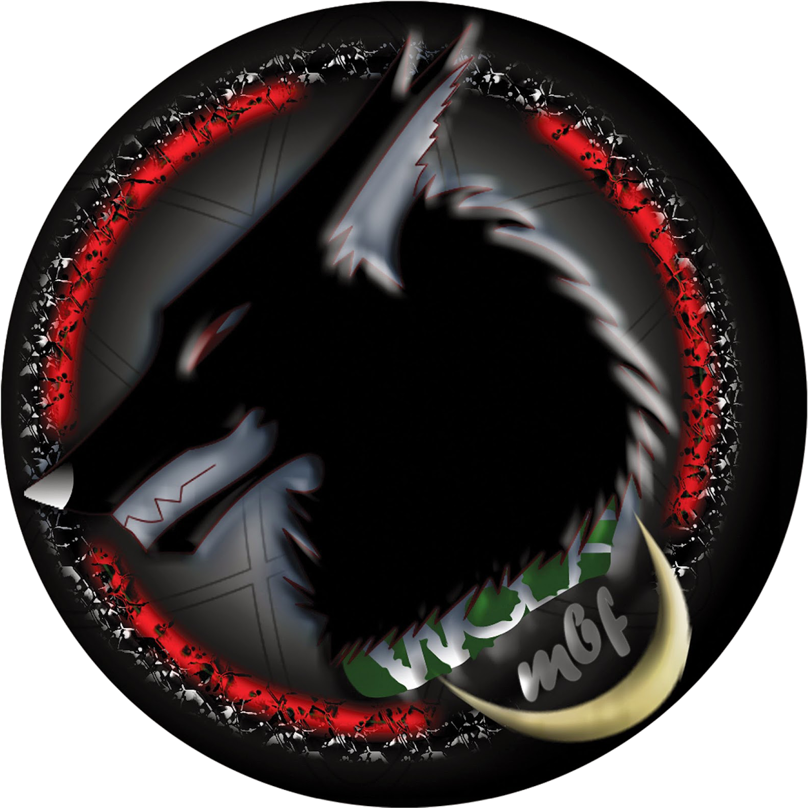 Png Abstract Wolf - Emblem Clipart (1600x1600), Png Download