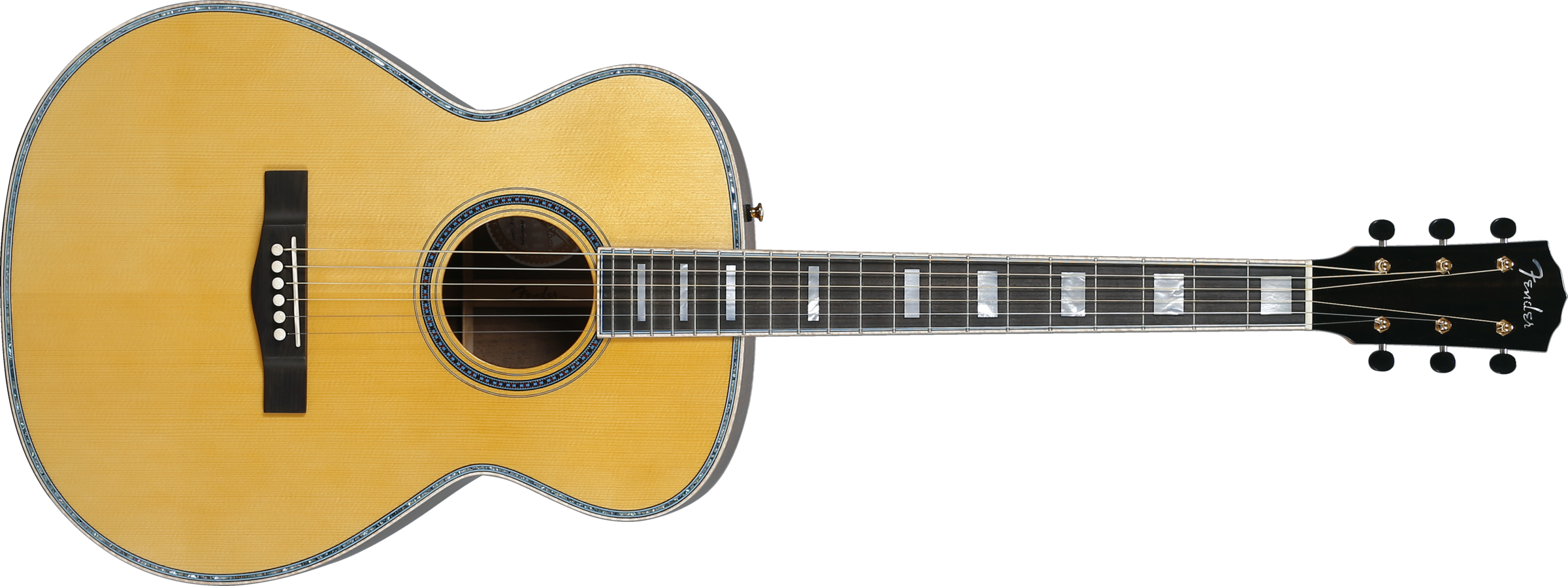 Godin Classical Guitar Clipart (2400x898), Png Download