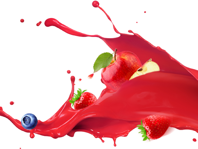 Fruit Juice Splash Png Clipart (640x480), Png Download