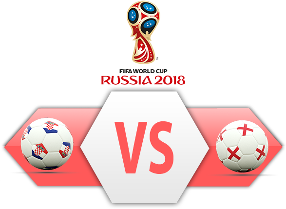 Fifa World Cup 2018 Semi-finals Croatia Vs England - Final Match Of Fifa World Cup 2018 Clipart (960x640), Png Download
