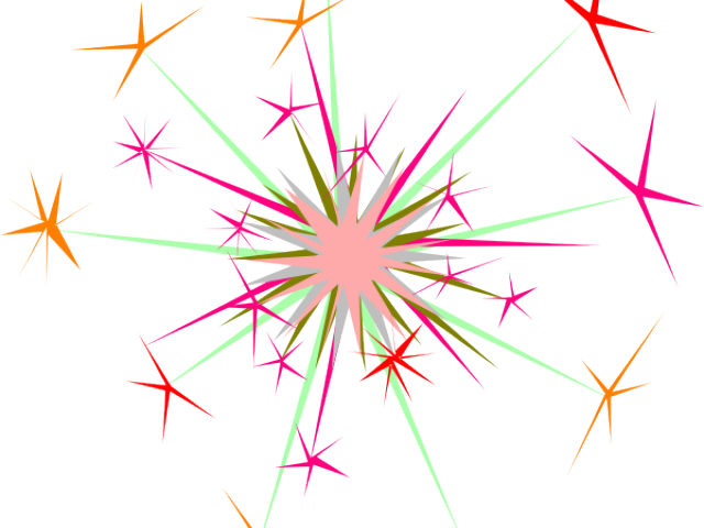 Sparkles Clipart Cute - Sparkle Clip Art - Png Download (640x480), Png Download
