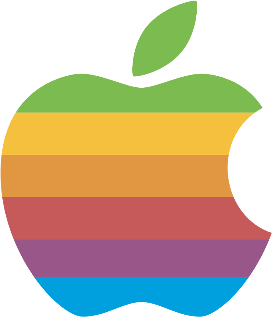 Apple Logo Vector - Logo De Apple 1977 Clipart (917x1067), Png Download