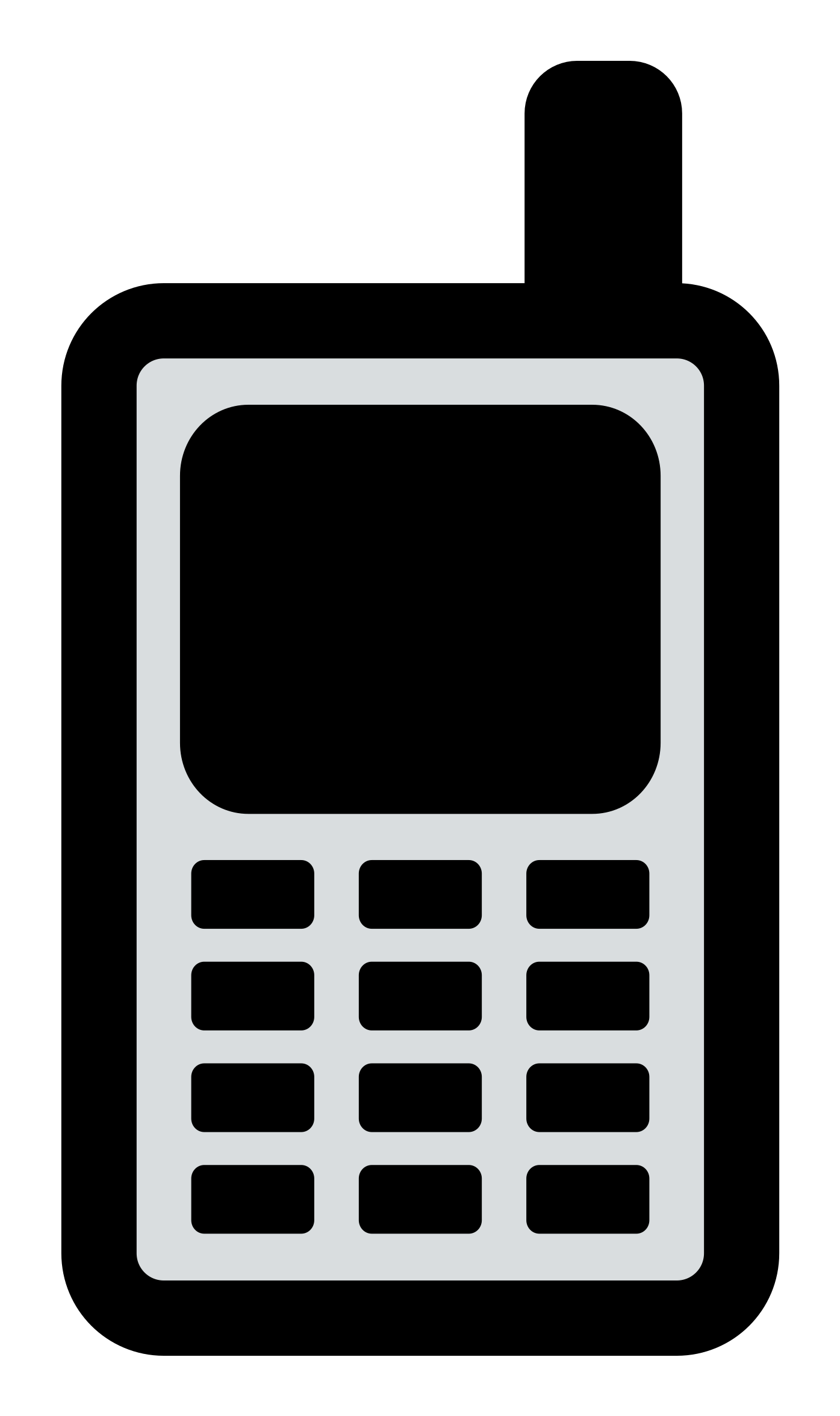 This Free Icons Png Design Of Primary Msn Phone Clipart (2400x2400), Png Download