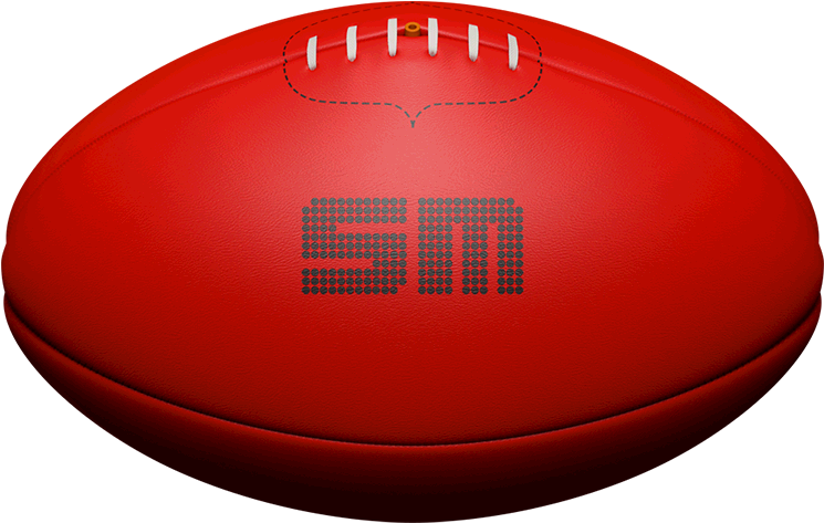 Footy Live - Australian Football Drawing Clipart (768x768), Png Download