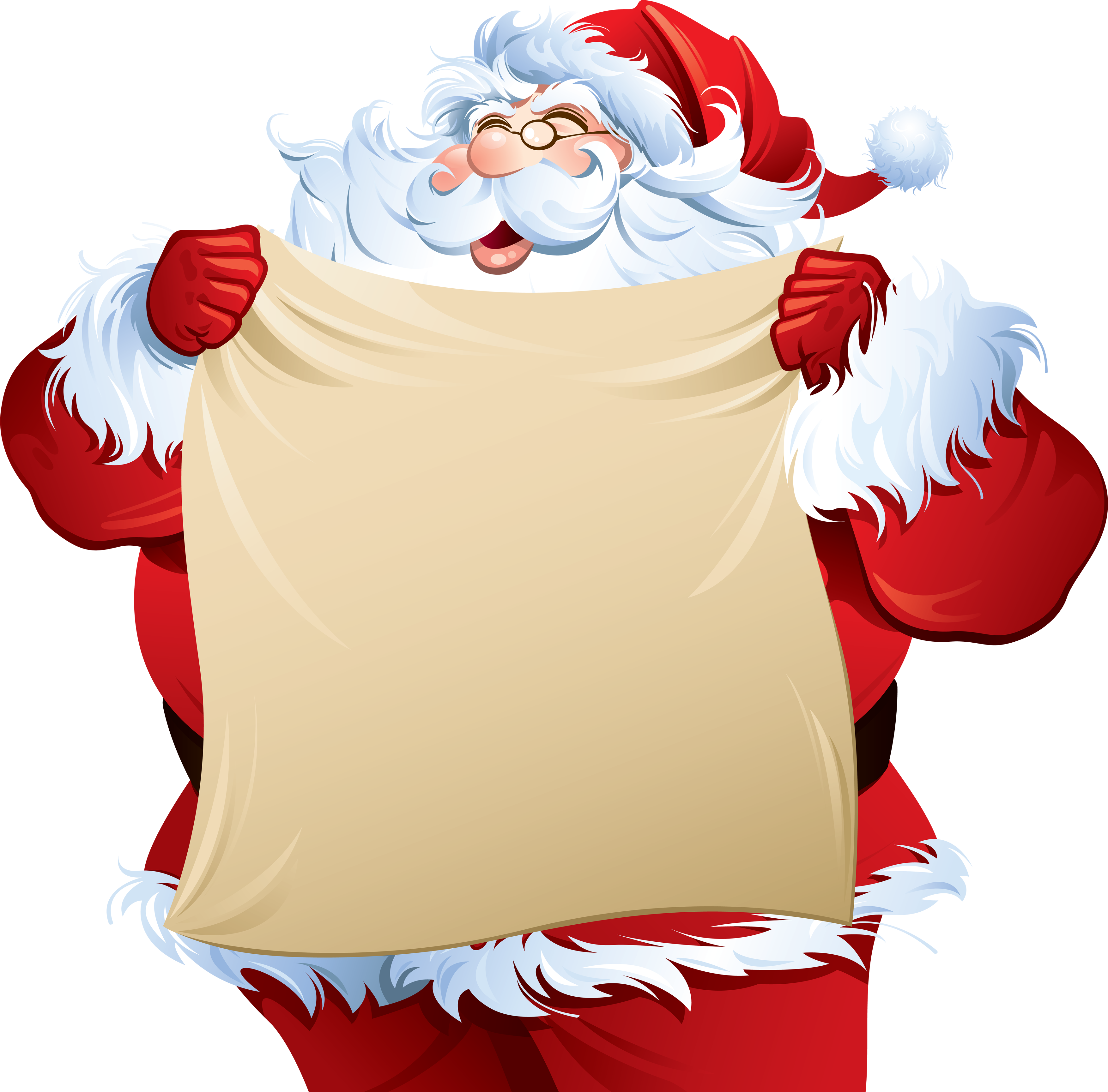 Santa Claus Png Transparent Clipart (3507x3458), Png Download