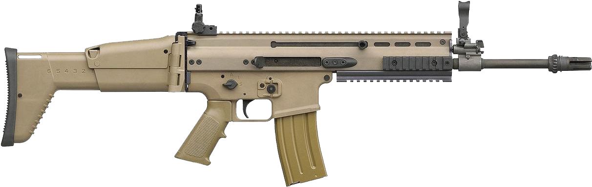 Rifle Png - Scar H Assault Rifle Clipart (1256x389), Png Download