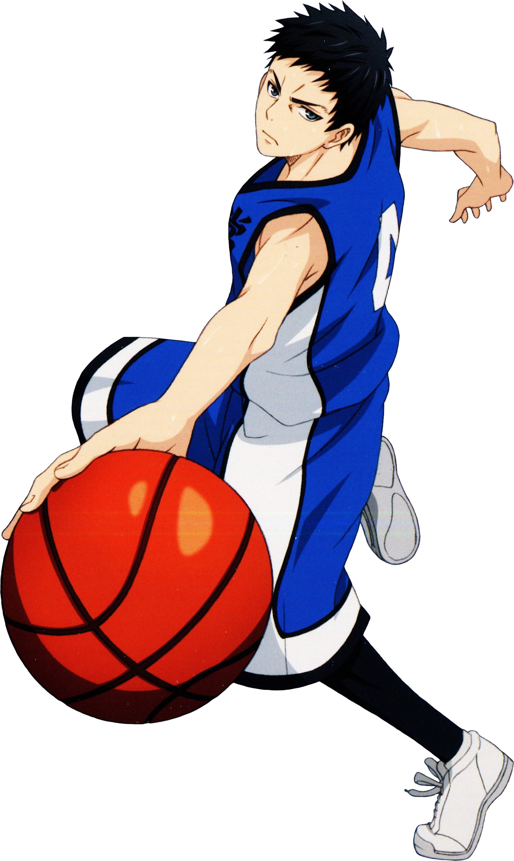Basketball Png Transparent - Anime Basketball Player Clipart (2049x3433), Png Download