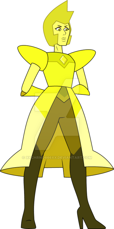 Yellow Diamond Png - Imagenes De Steven Universe Diamante Amarillo Clipart (400x800), Png Download