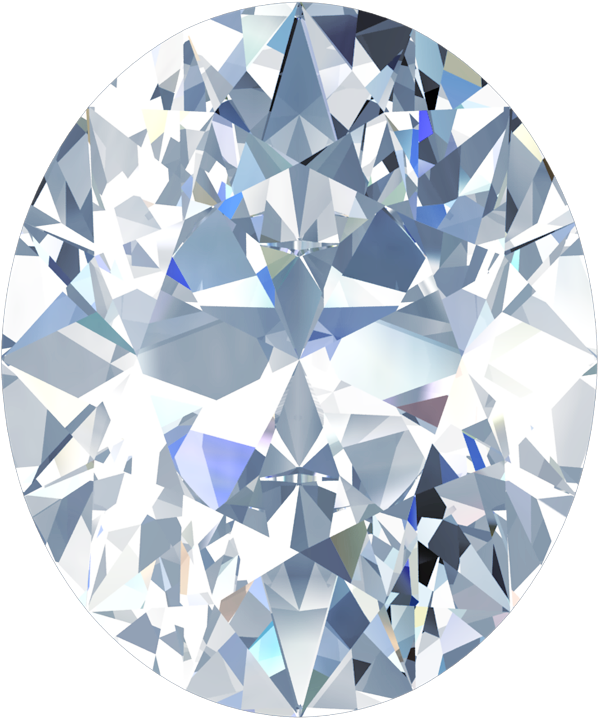 Diamond Oval-cut South Bay Gold - South Bay Gold Clipart (800x800), Png Download