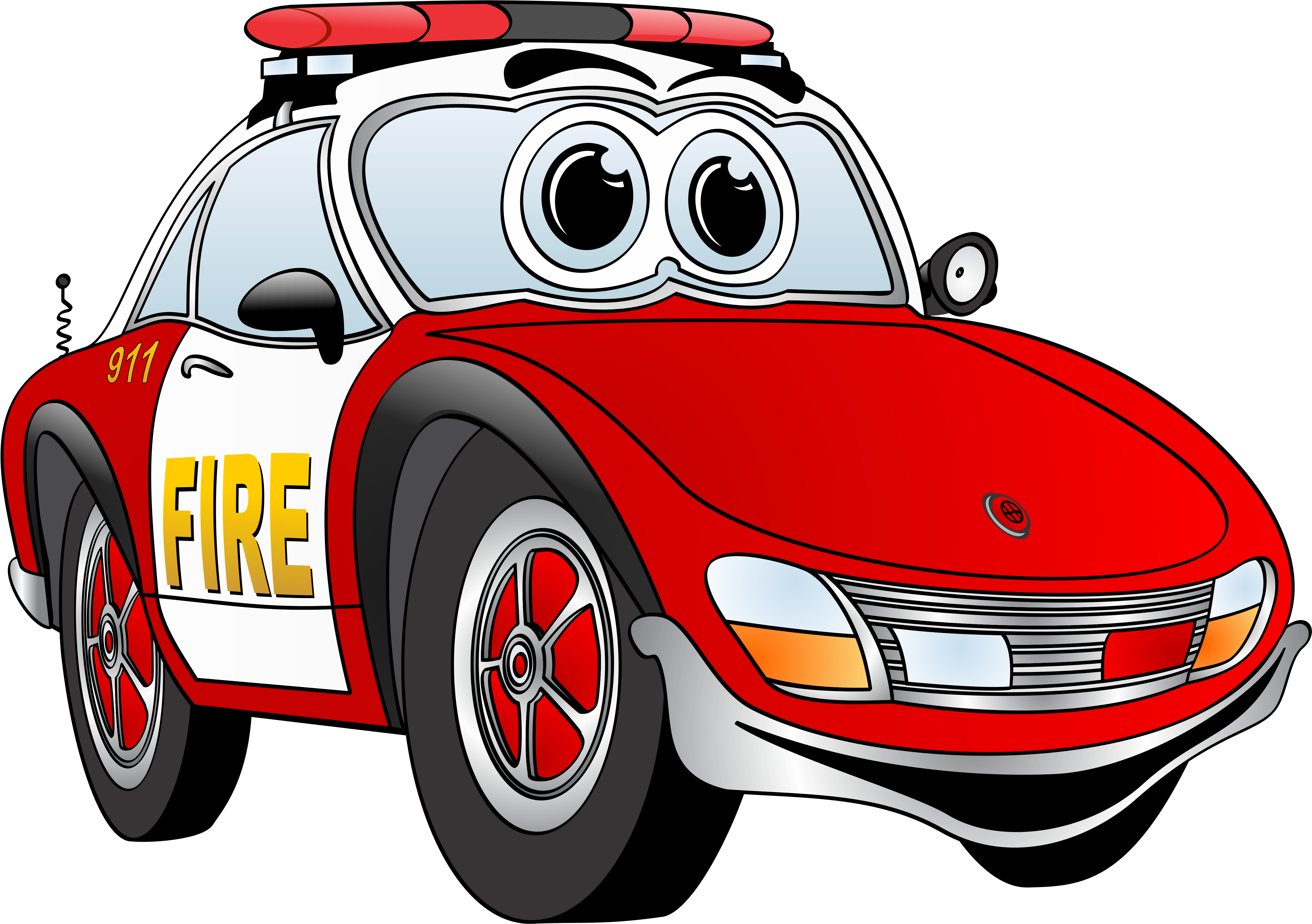 Car Cartoon Images - Police Car Cartoon Clipart - Png Download (5851x3901),...