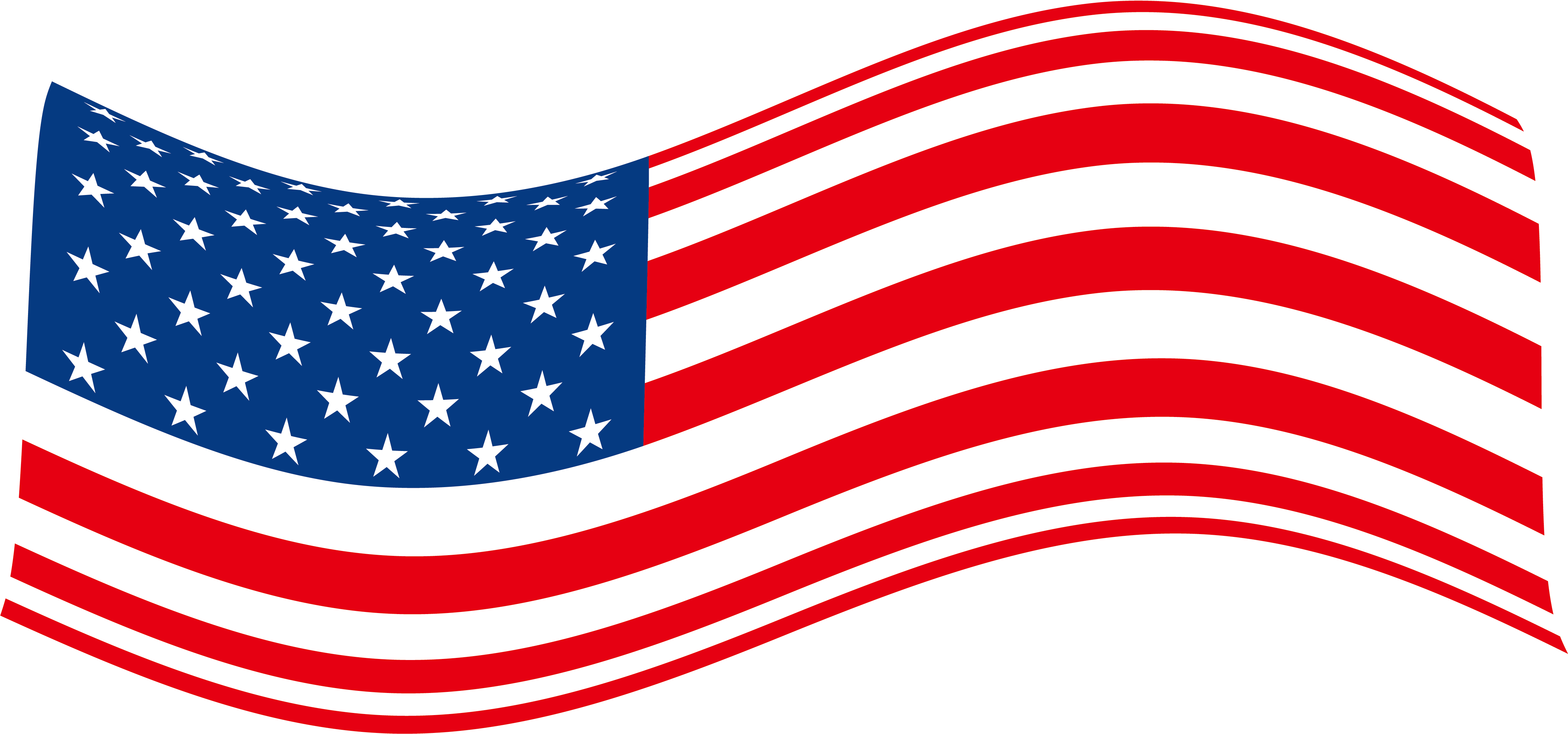 4474 X 2093 4 - American Flag Clip Art - Png Download (4474x2093), Png Download