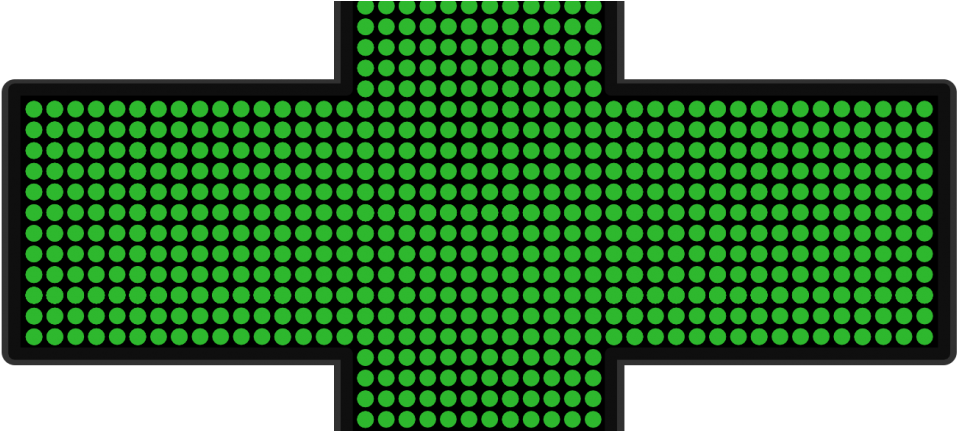 Use - Pharmacy Cross Png Clipart (1000x430), Png Download