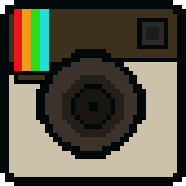 Instagram Logo - Master Chief 8 Bit Clipart (840x810), Png Download