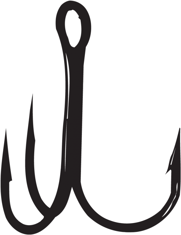 Fish Hook Png - Treble Hooks Clipart (800x800), Png Download