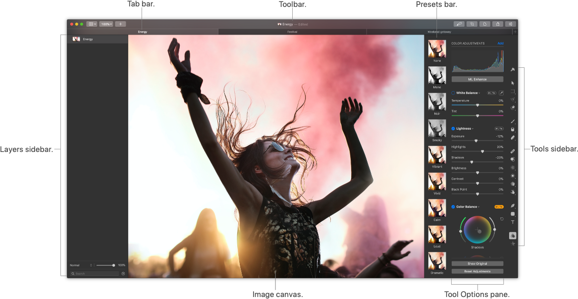 The Layers Sidebar Is One Of The Most Essential Parts - Concert Clipart (1388x739), Png Download