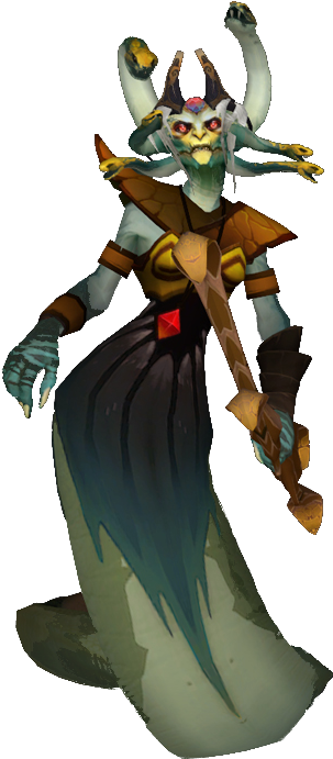 Medusa, The Gorgon - Medusa De Dota 2 Para Dibujar Clipart (600x706), Png Download