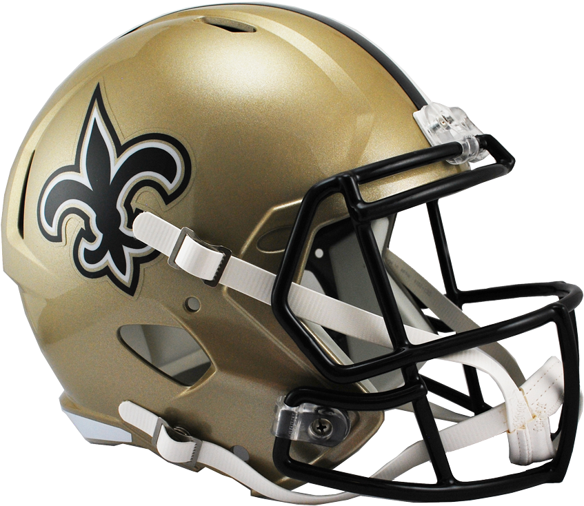 New Orleans Saints Helmet Clipart (900x778), Png Download