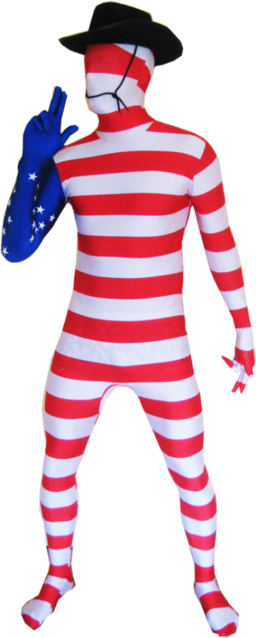 Usa Morphsuit - Morph Suit With Cowboy Hat Clipart (930x930), Png Download
