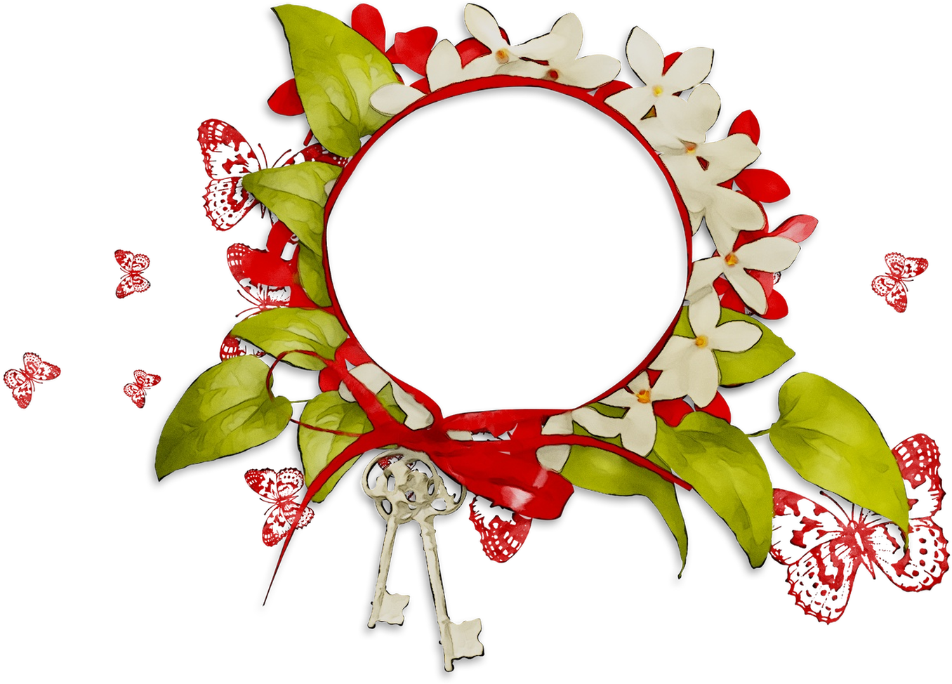 Watercolor Photography Painting Drawing Illustration - Picture Frame Clipart (1407x1043), Png Download