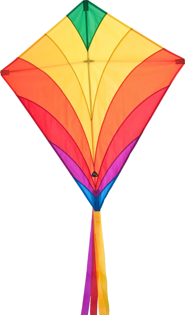 Kite Png - Rainbow Kite Clipart (705x1200), Png Download