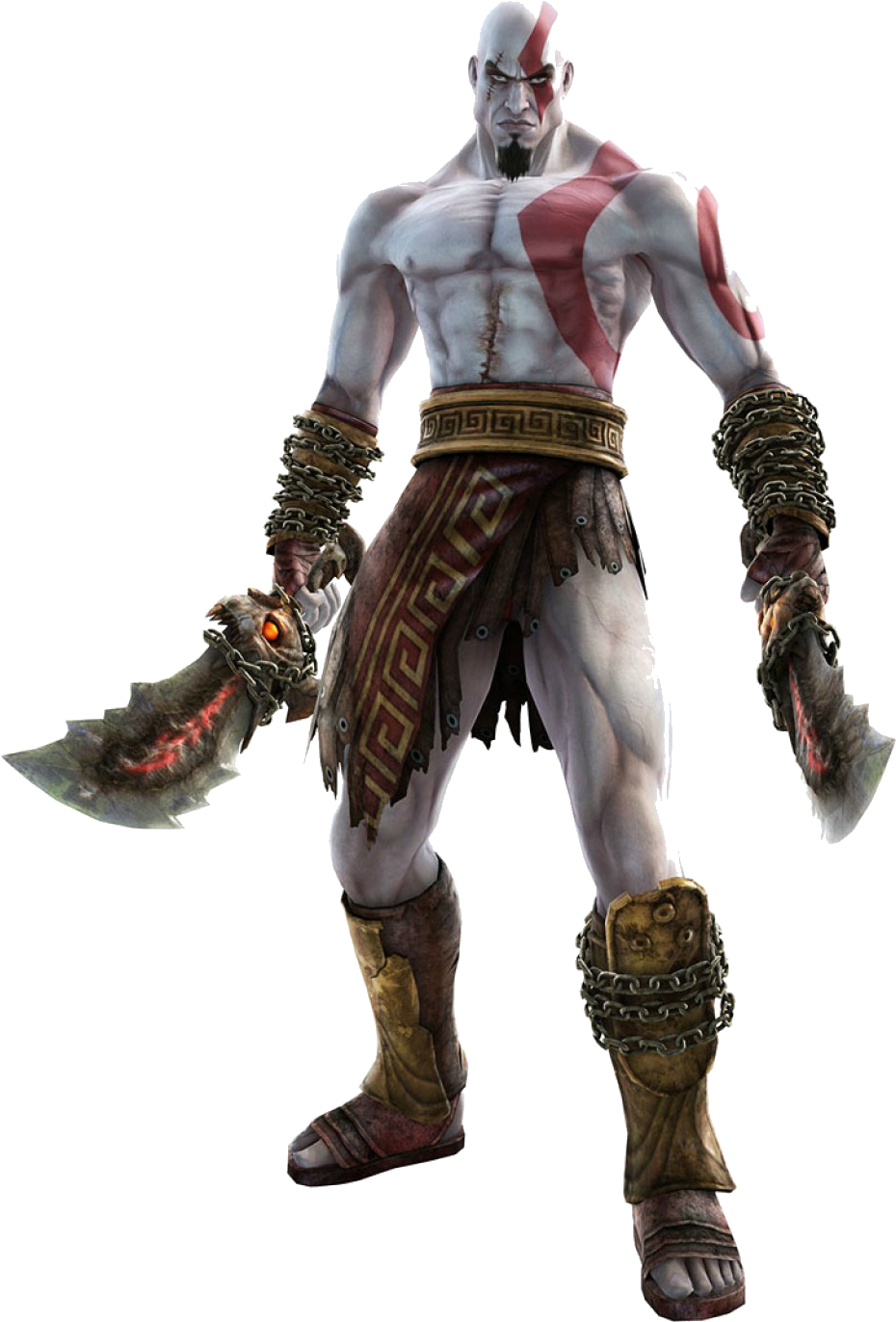 God Of War Png - Kratos God Of War 2 Clipart (1024x1408), Png Download