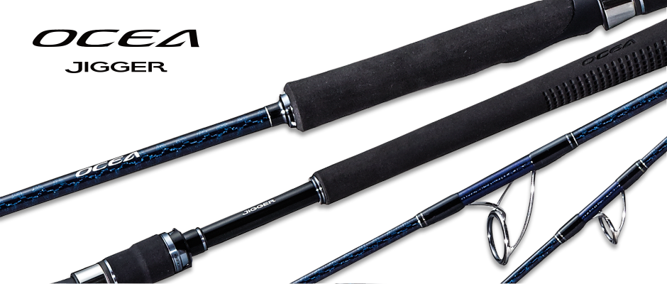 Shimano Ocea Jigger 'quick Jig' Spinning Rod - Shimano Ocea Jigger Rod Clipart (940x400), Png Download