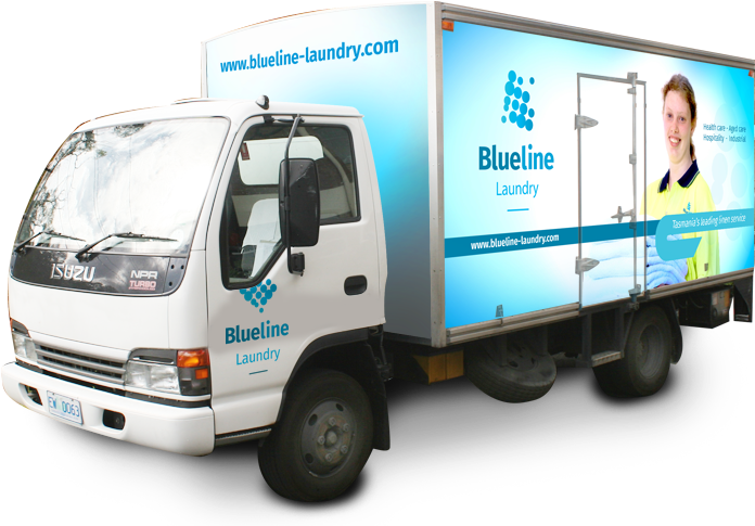 Truck - Laundry Vehicle Clipart (704x494), Png Download