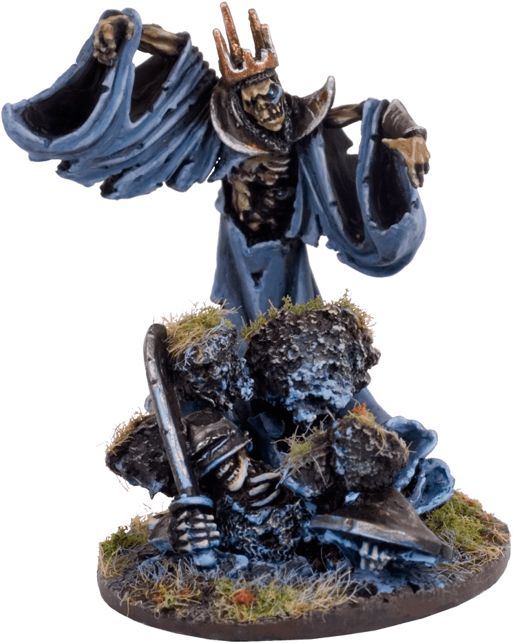 Kw Undead Lich King Diorama Clipart (745x933), Png Download