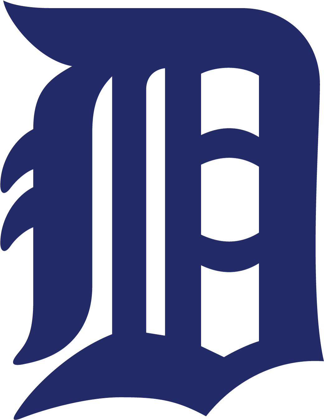 Detroit Tigers Logo Vector - Detroit Tigers Sign Clipart (1200x1493), Png Download