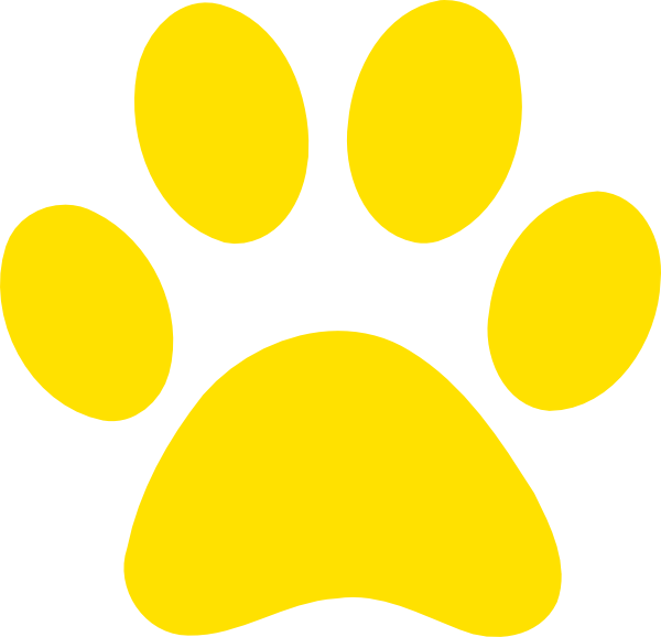 Clip Art Images - Paw Patrol Paw Print Yellow - Png Download (600x578), Png Download