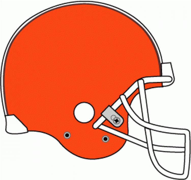 Cleveland Browns Iron On Stickers And Peel-off Decals - Logo Cleveland Browns Helmet Clipart (750x930), Png Download