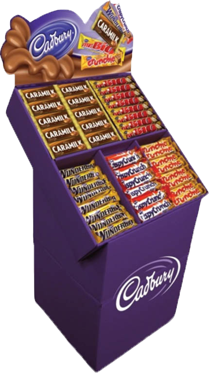 Cadbury Singles Variety Floor Ppk 264ct - Cadbury Clipart (430x768), Png Download